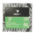 Psilly - Dark Chocolate Bar - Mint & Spirulina | Shrooms Toronto Canada