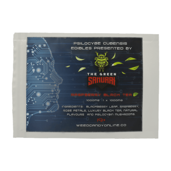 The Green Samurai - Raspberry Black Tea - 1000mg | Shrooms Toronto Canada