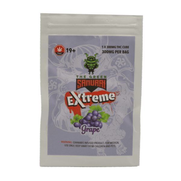 Green Samurai Extreme - Grape Gummy 300mg THC | Shrooms Toronto Canada