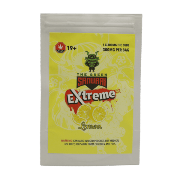 Green Samurai Extreme - Lemon Gummy 300mg THC | Shrooms Toronto Canada