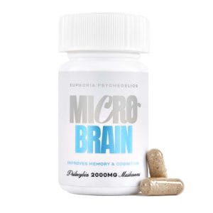 Euphoria Psychedelics – Micro Brain Capsules - (100mg X 20 Capsules) | Shrooms Toronto Canada