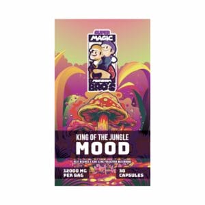 Super Magic Mushroom Bro’s - King of the Jungle MOOD - 400MG Capsules | Shrooms Toronto Canada